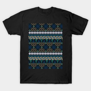 Nordic Sweater - Art Deco - Minimalist Colorful Holidays T-Shirt